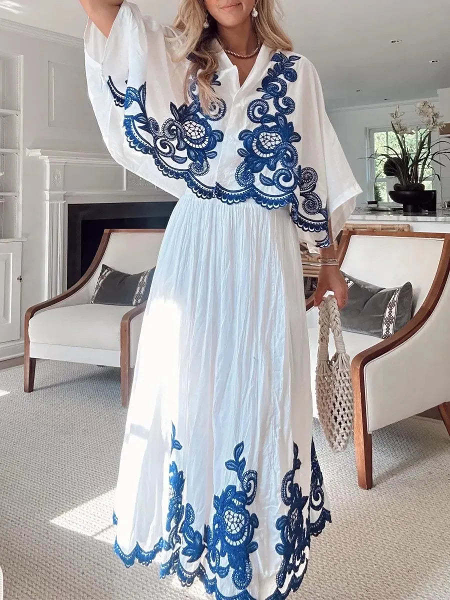 Conjunto Riviera Bordado - Conjunto 2 piezas