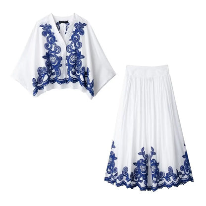 Conjunto Riviera Bordado - Conjunto 2 piezas